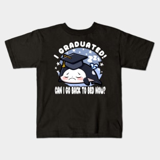 Orca Graduated Can I Go Back To Bed Now White Kids T-Shirt